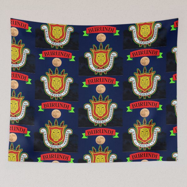 Item preview, Coat Of Arms Burundi designed and sold by WoodburyLake.