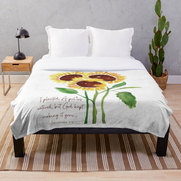 Item preview, 1 CORINTIOS 3:6 GIRASOLES IMPRESION designed and sold by DebsHeArtStudio.