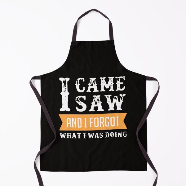 Item preview, I Came I Saw I Forgot What I Was Doing White & Orange designed and sold by WearWolfDesigns.