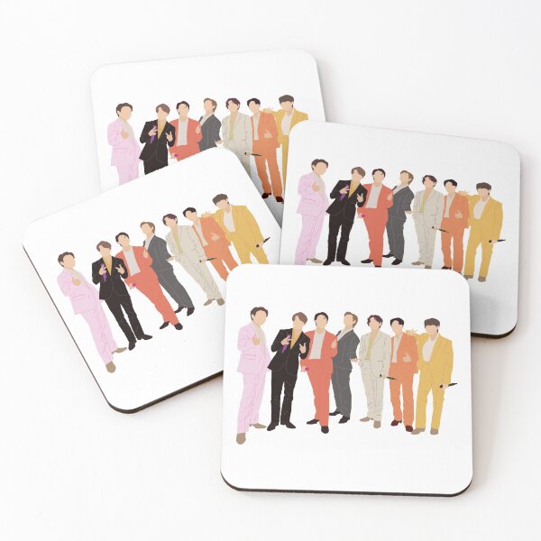 Item preview, BTS group photo designed and sold by fireflyarts.
