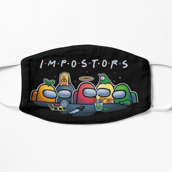 Entre nosotros impostores Mascarilla plana