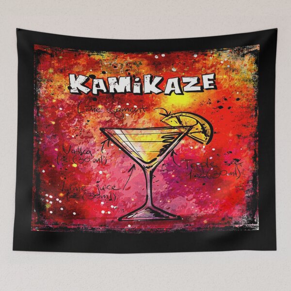 Item preview, Kamikaze Cocktail Recipe designed and sold by theshirtinator.