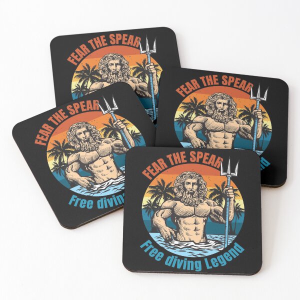Item preview, Fear The Spear - Poseidon Freediving Legend - Gift for Freedivers designed and sold by cotros.