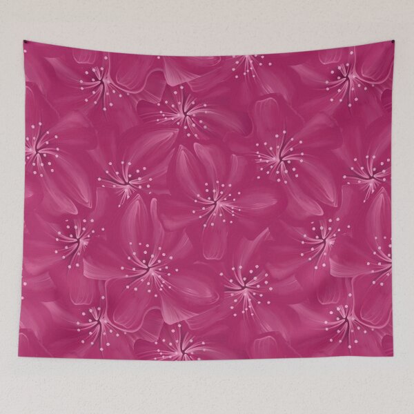 Item preview, Crimson Pink Flowers designed and sold by IrinaIkar.