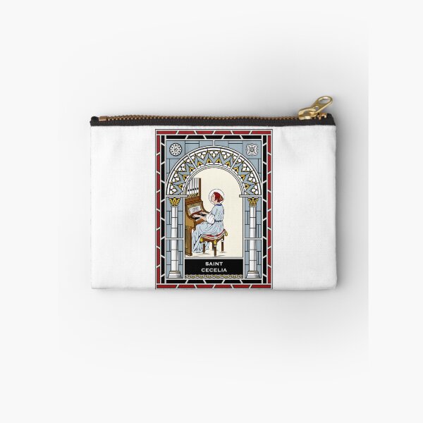 Item preview, ST CECELIA under STAINED GLASS designed and sold by CatholicSaints.