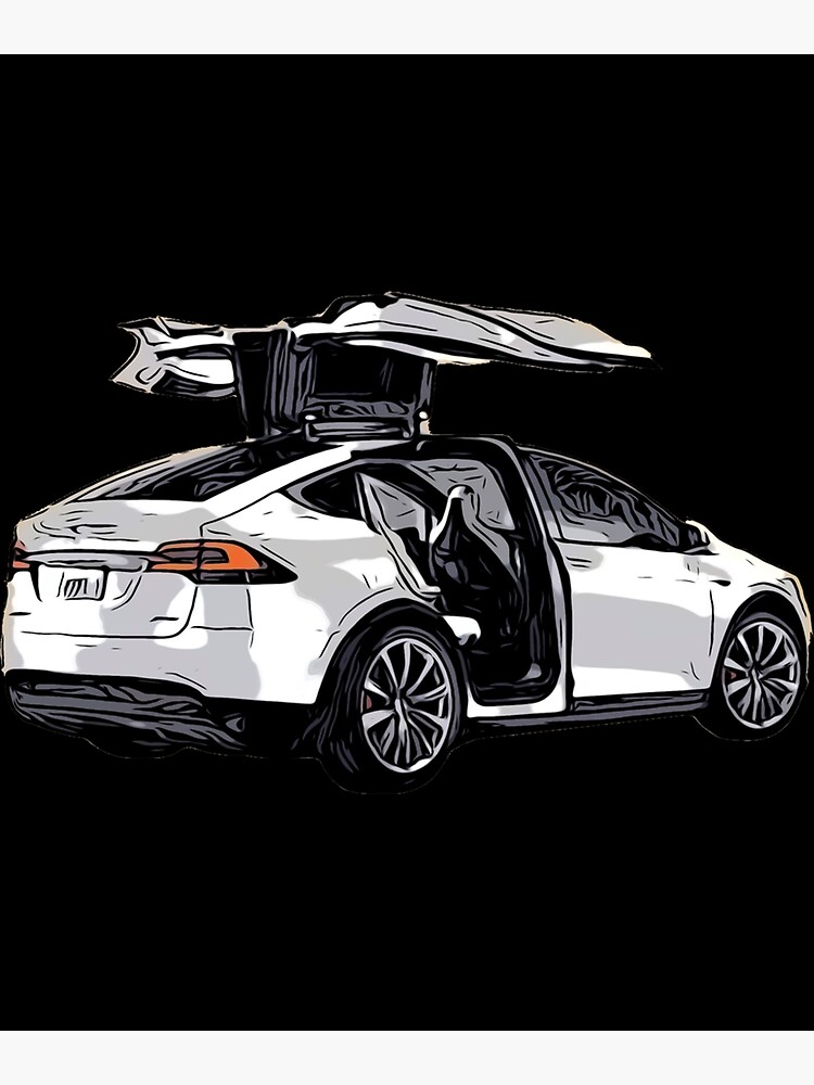 "tesla model x" Poster by ShopCanyonMoons Redbubble