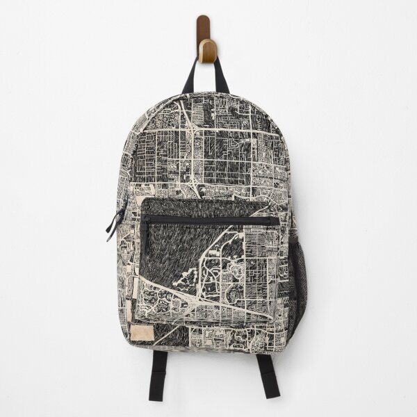 Item preview, Hollywood map Florida ink lines 2 designed and sold by InkMaps.