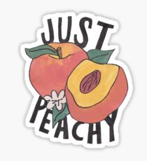 Just Peachy Sticker