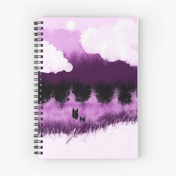 Item preview, purple wolves  designed and sold by Snofpix.