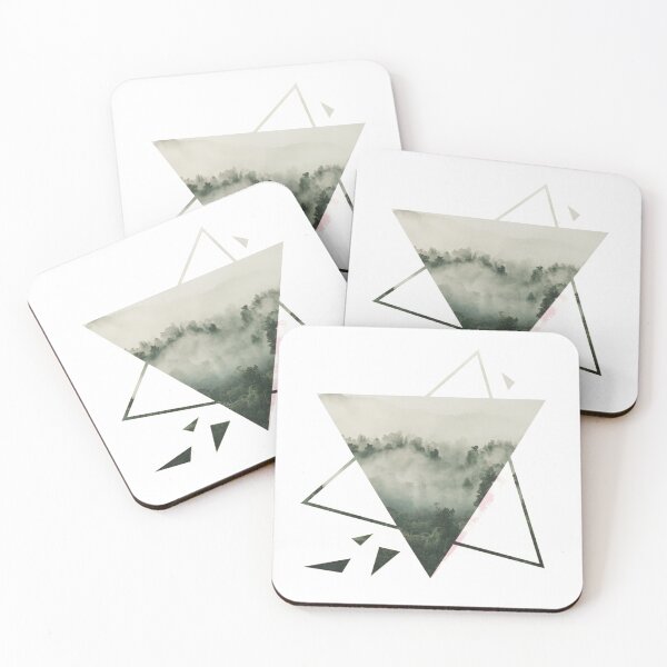 Item preview, Misty Forest Triangles designed and sold by TECHTiFY.