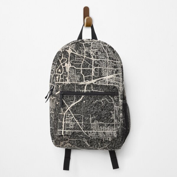 Item preview, Huntsville map Alabama ink lines 2 designed and sold by InkMaps.