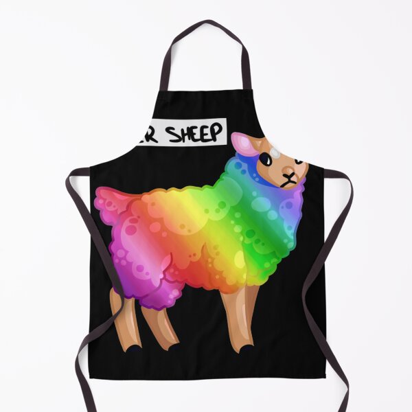 Item preview, Water Sheep Jeb Pewdiepie Minecraft Series designed and sold by ShopCanyonMoons.