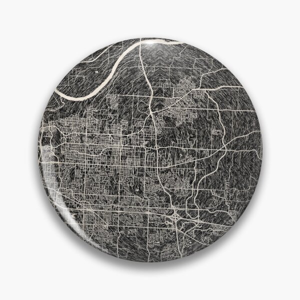 Artikelvorschau, Independence map Missouri ink lines 2 entworfen und verkauft von InkMaps.