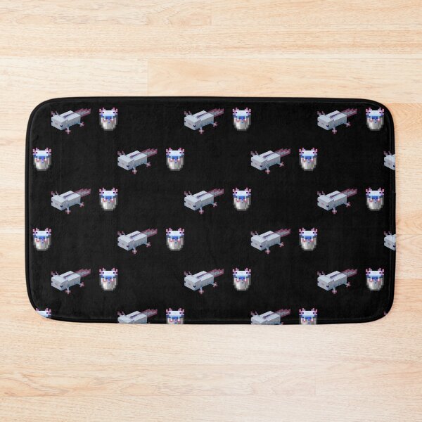 Item preview, white axolotl minecraft designed and sold by ShopCanyonMoons.