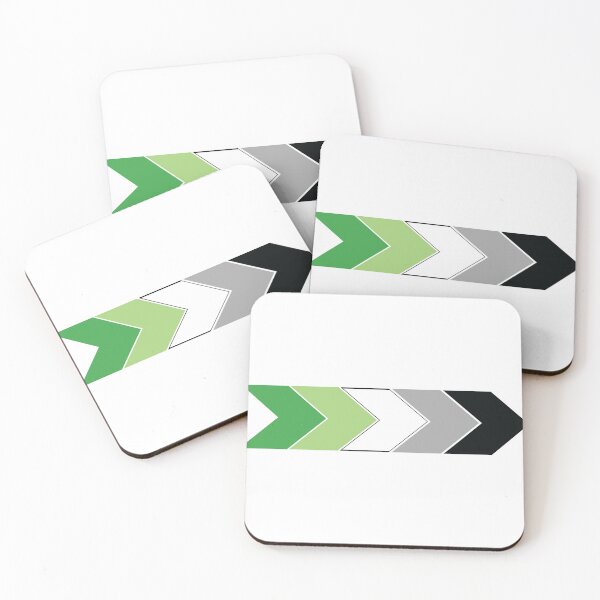 Item preview, Aromantic Pride Flag Simple Color Arrow Design  designed and sold by liaisbored.