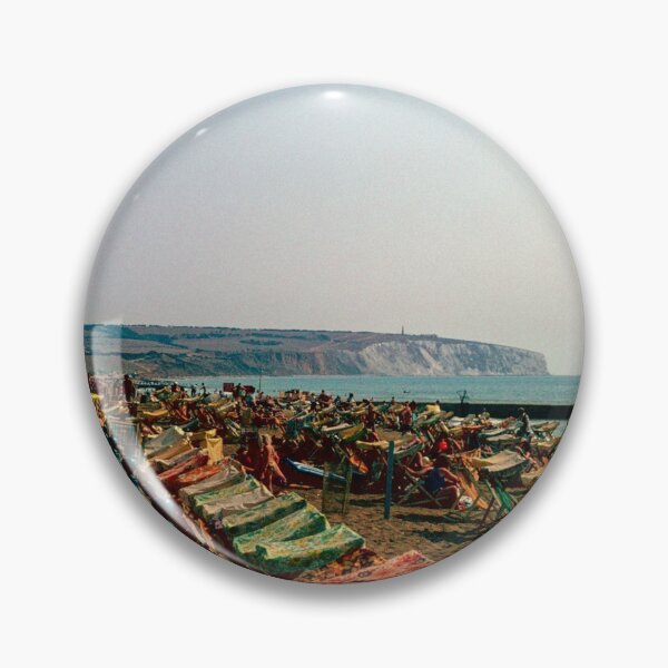 Item preview, Deckchairs on the Beach Sandown Isle of White 1970s designed and sold by Bygone Images.