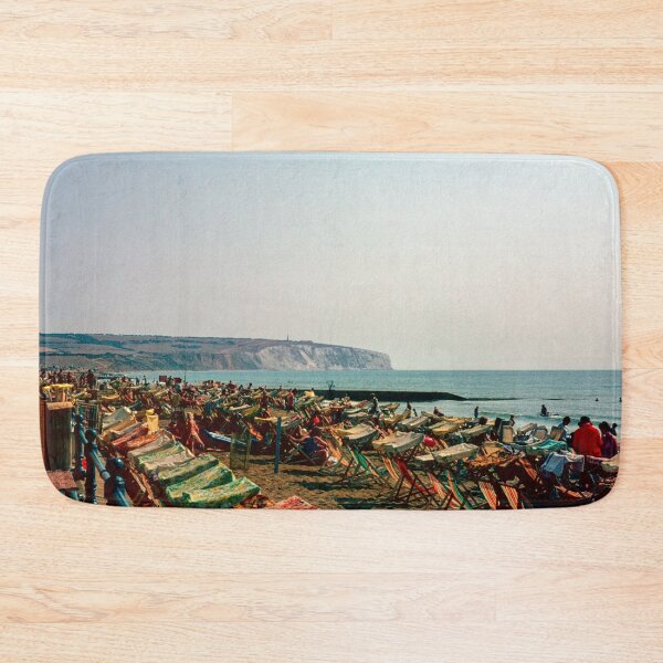 Item preview, Deckchairs on the Beach Sandown Isle of White 1970s designed and sold by Bygone Images.