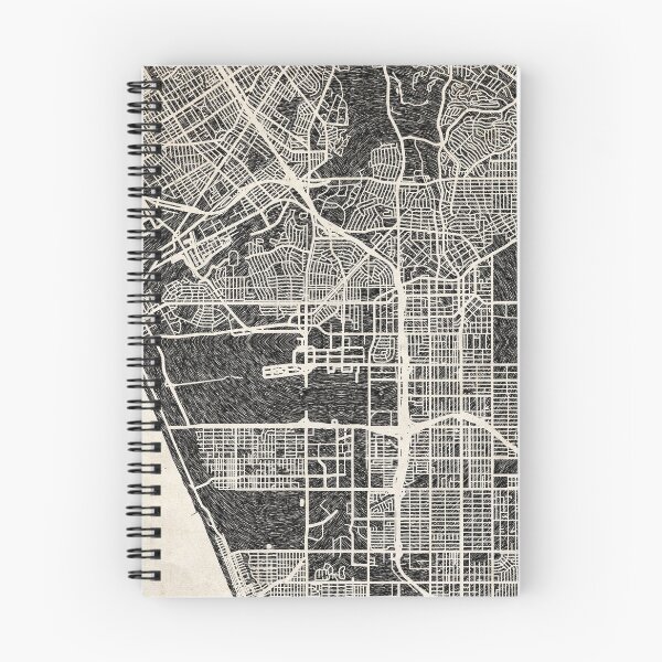 Artikelvorschau, Inglewood map California Ink lines entworfen und verkauft von InkMaps.