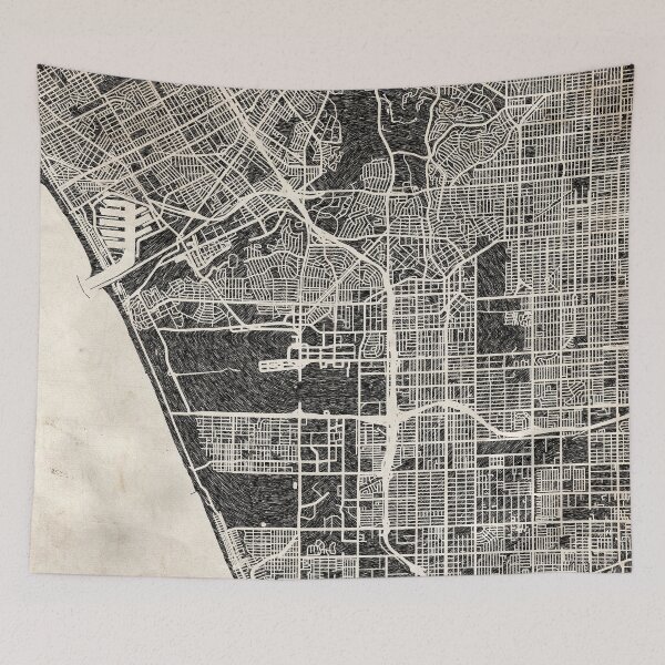 Item preview, Inglewood map California Ink lines designed and sold by InkMaps.