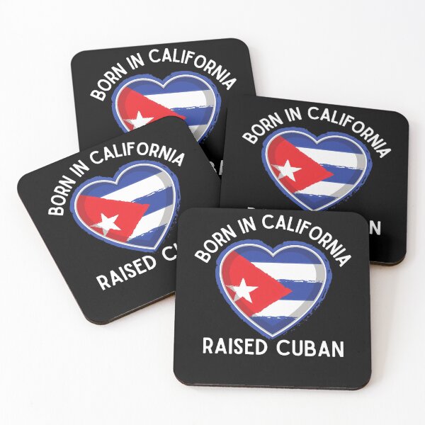 Item preview, Born in California Raised Cuban, Love Cuba Flag designed and sold by Echo Dusk.