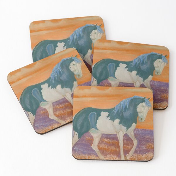 Item preview, Horse walking in the sunset designed and sold by horseaddicted.