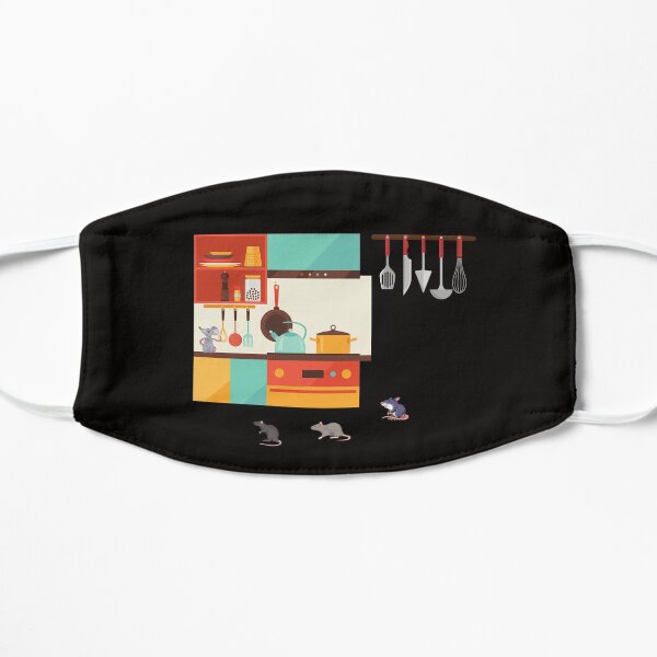 My Kitchen is haunted by rats. Flat Mask