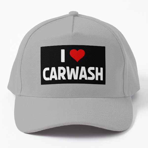I love Carwash Heart Car Detailler Polisher Car Polish Car Lover Gift Baseball Cap