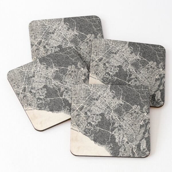 Item preview, Irvine map California Ink lines 2 designed and sold by InkMaps.