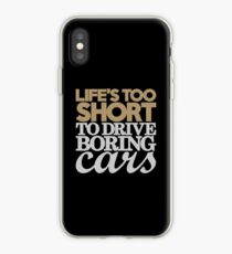 Vinilo o funda para iPhone La vida es demasiado corta para conducir autos aburridos (6)