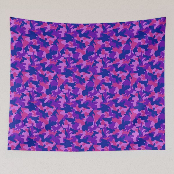 Item preview, Catmeowflage: Pink, Purple and Blue Spectrum designed and sold by WolfKat777.
