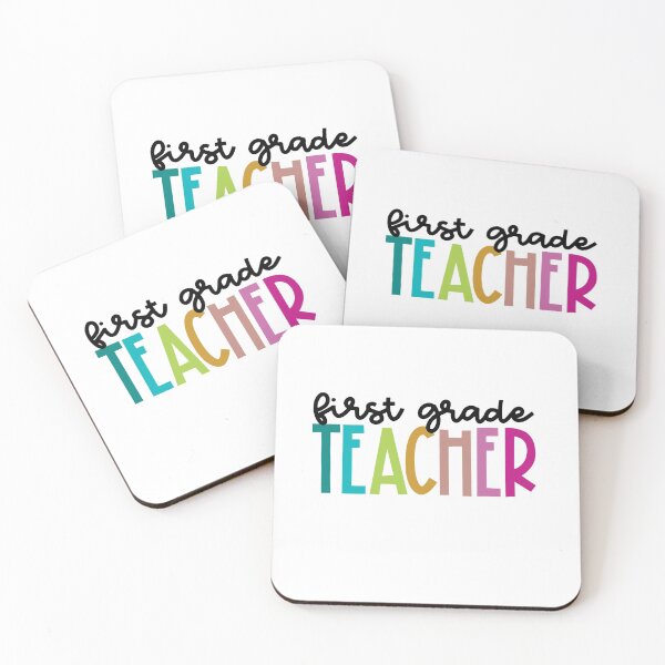 Item preview, First Grade Teacher Colorful designed and sold by SpecialGift79.