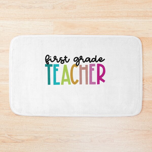 Item preview, First Grade Teacher Colorful designed and sold by SpecialGift79.
