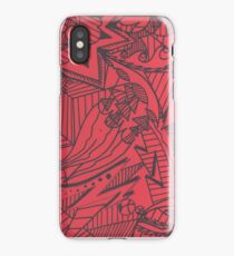 Green Red iPhone Case
