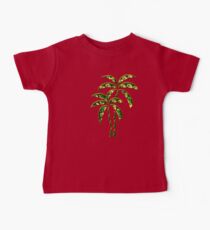 Palm Tree, Tattoo Style, Beach, Surf, Playa, Baby T-Shirt