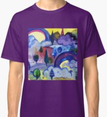 Dreamland - Landscape with Rainbows by Cecca Designs Classic T-Shirt