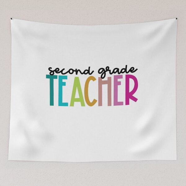 Item preview, Second Grade Teacher Colorful designed and sold by SpecialGift79.