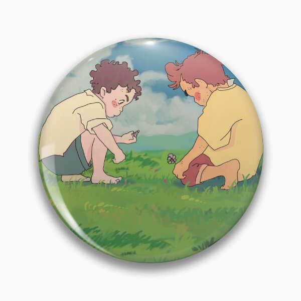 Item preview, Luca and Alberto in a field of flowers designed and sold by qinganndrew.