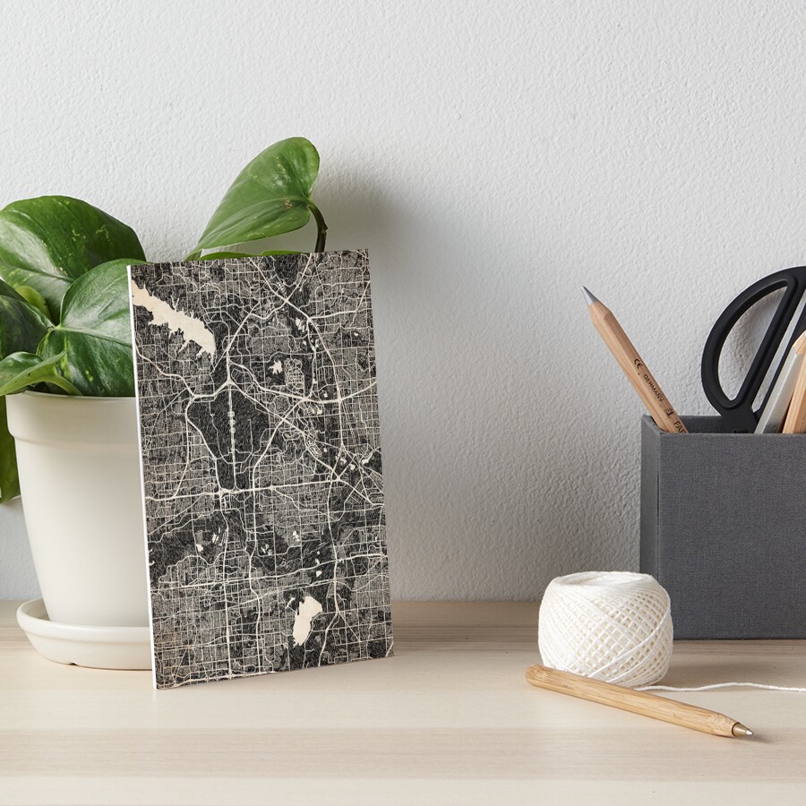 Item preview, Art Board Print designed and sold by InkMaps.