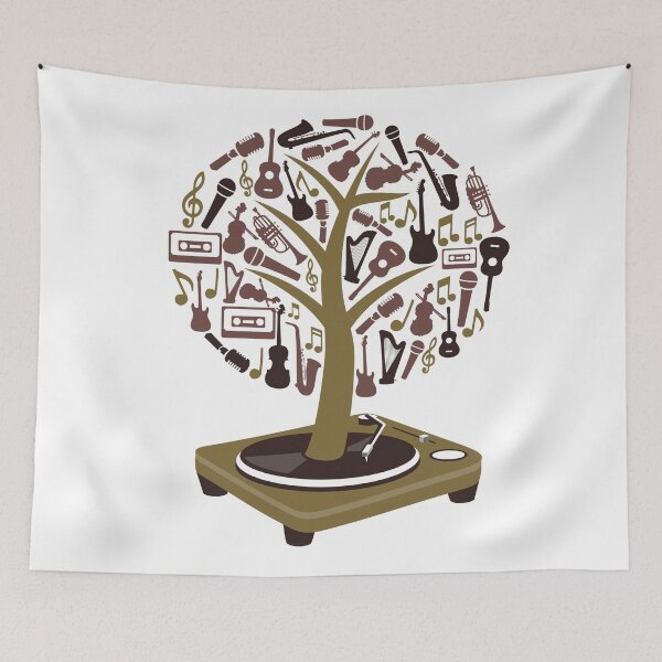 Item preview, Vinyl Disc Music Visualizer Tree designed and sold by johndesignwaves.