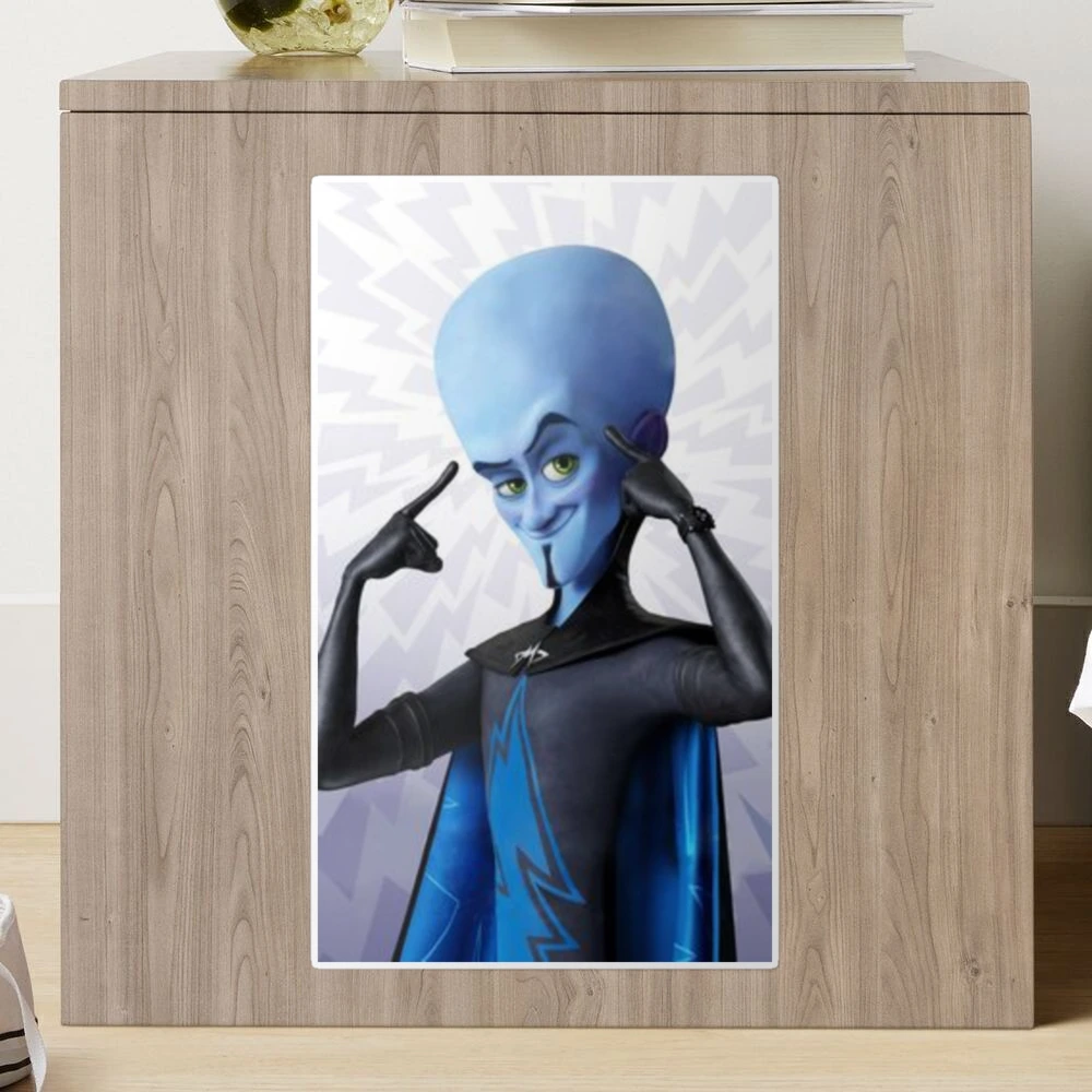 I drew my favorite blue alien BOY 💙 I love Megamind so much ok // #me