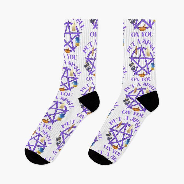 Item preview, PUT A SPELL ON YOU, COSMIC CALL, MAGIC MEME, CURSE, GOOD MAGIC, PENTAGRAM designed and sold by R B Chrystal.