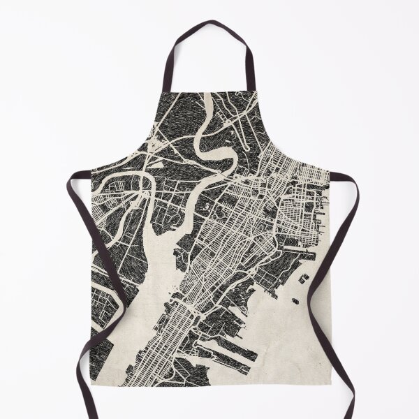 Item preview, Jersey City map New Jersey Ink lines designed and sold by InkMaps.