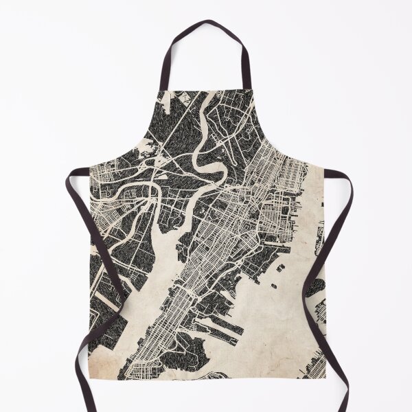Item preview, Jersey City map New Jersey Ink lines 2 designed and sold by InkMaps.