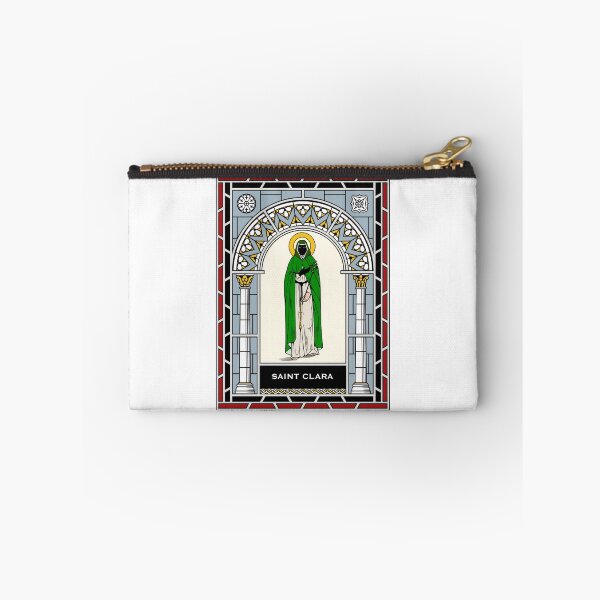 Item preview, ST CLARA (CLARE) OF ASSISI under STAINED GLASS designed and sold by CatholicSaints.