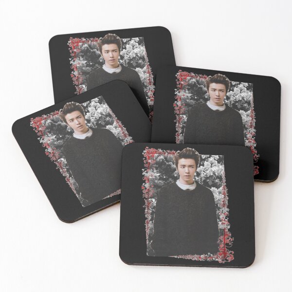 Item preview, Lee Sungmin Super Junior Sungmin Korean Kpop Floral Design designed and sold by Piosenka Art.