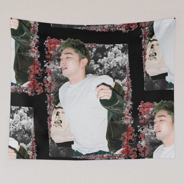 Item preview, Kim Youngwoon Super Junior Kangin Korean Kpop Floral Design designed and sold by Piosenka Art.