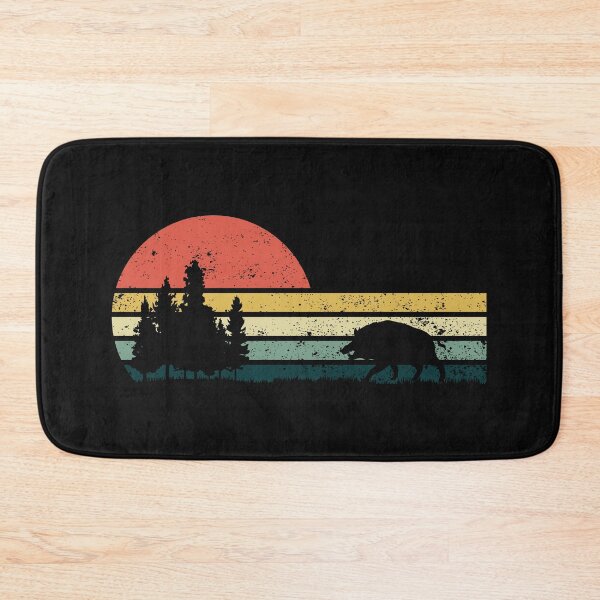 Item preview, Vintage Wild Boar Brush Forest Retro Outdoor Lover Hunter Gift designed and sold by TheAplus.