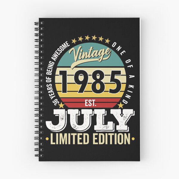 Item preview, 36 Years Of Being Awesome - One Of A Kind Limited Edition - 1985 Vintage 36s Retro, Classic, Cool, July Birthday.  designed and sold by ALITOPRINCE.