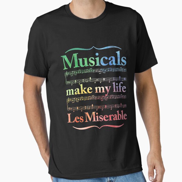 Vista previa del artículo con la obra «Los musicales hacen que mi vida sea miserable», diseñado y vendido por victorshopp.