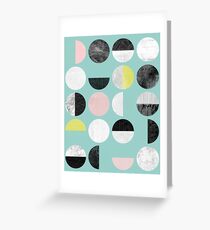 Half Circles Greeting Card